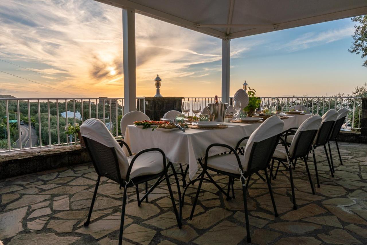 Villa Carolina Sorrento Private Heated Pool And Sea View Екстер'єр фото