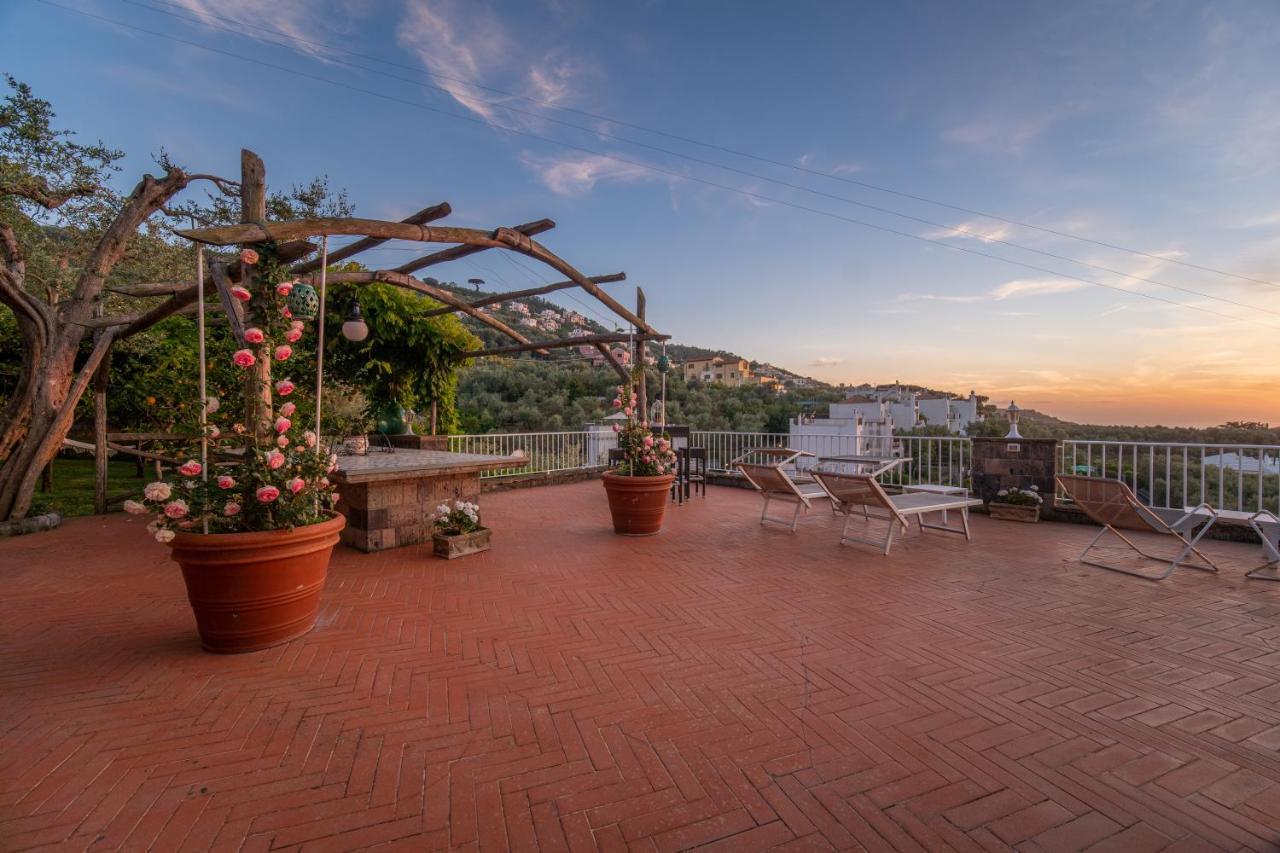 Villa Carolina Sorrento Private Heated Pool And Sea View Екстер'єр фото