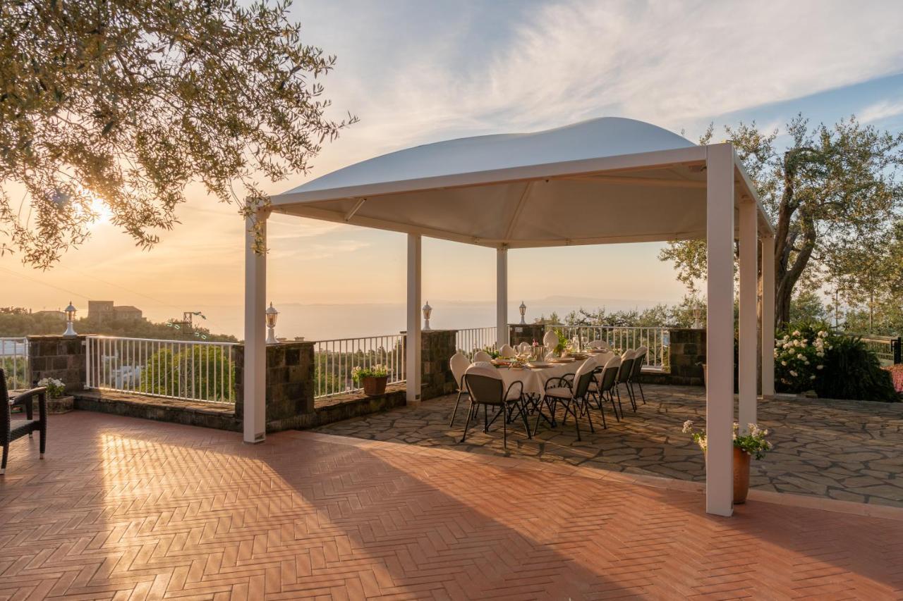 Villa Carolina Sorrento Private Heated Pool And Sea View Екстер'єр фото