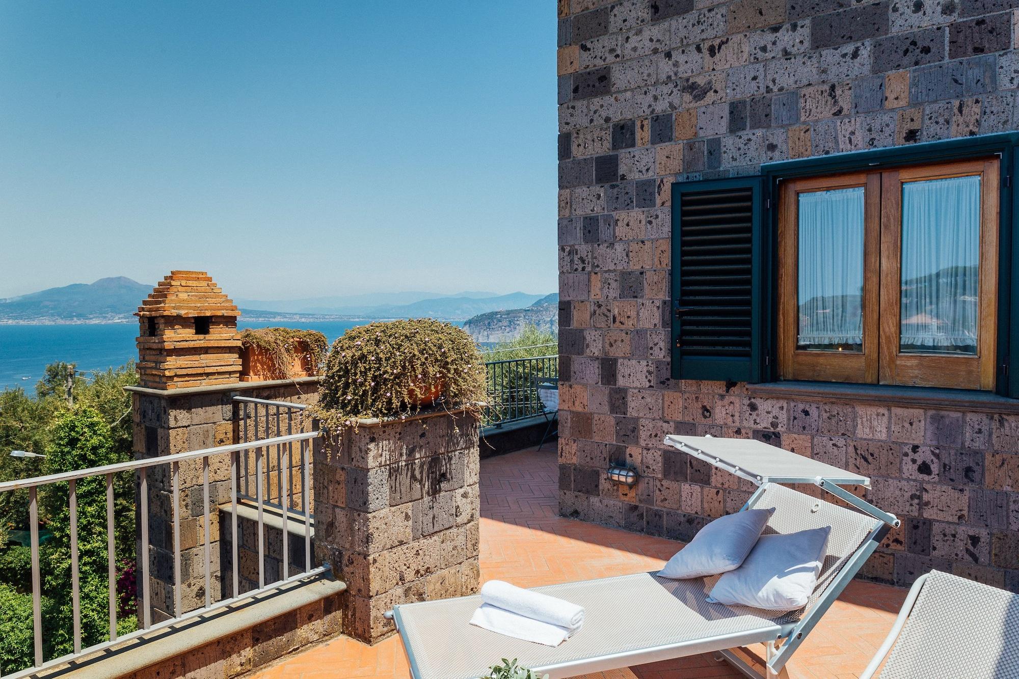 Villa Carolina Sorrento Private Heated Pool And Sea View Екстер'єр фото