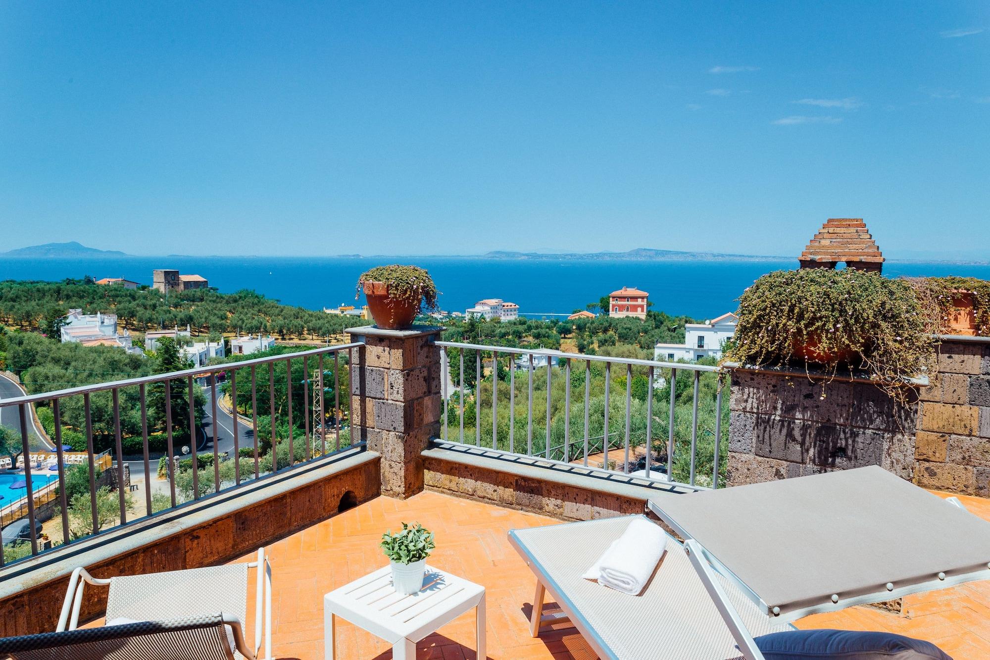 Villa Carolina Sorrento Private Heated Pool And Sea View Екстер'єр фото
