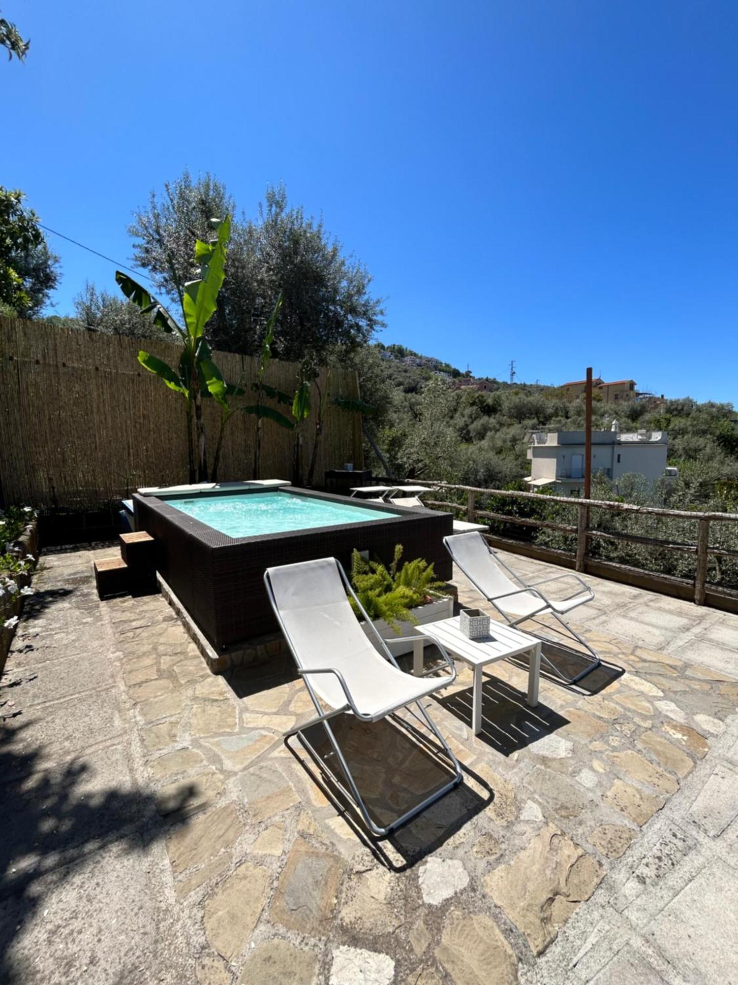 Villa Carolina Sorrento Private Heated Pool And Sea View Екстер'єр фото