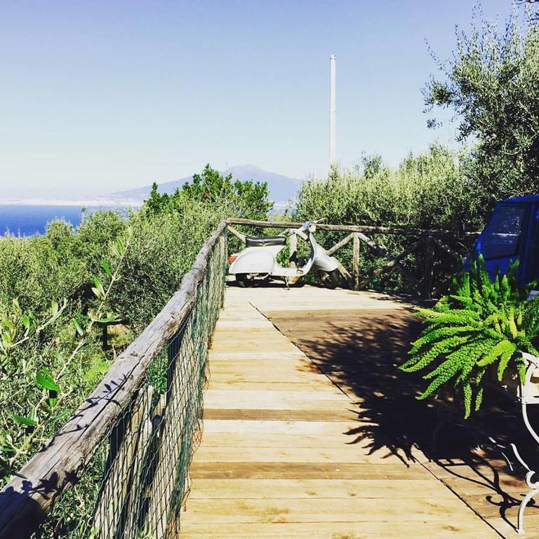 Villa Carolina Sorrento Private Heated Pool And Sea View Екстер'єр фото